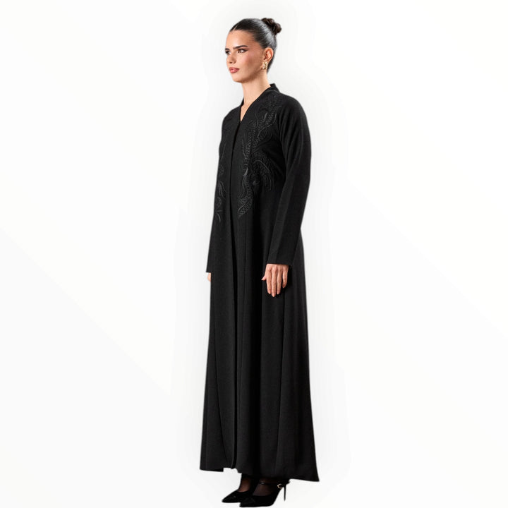 Embroidered abaya