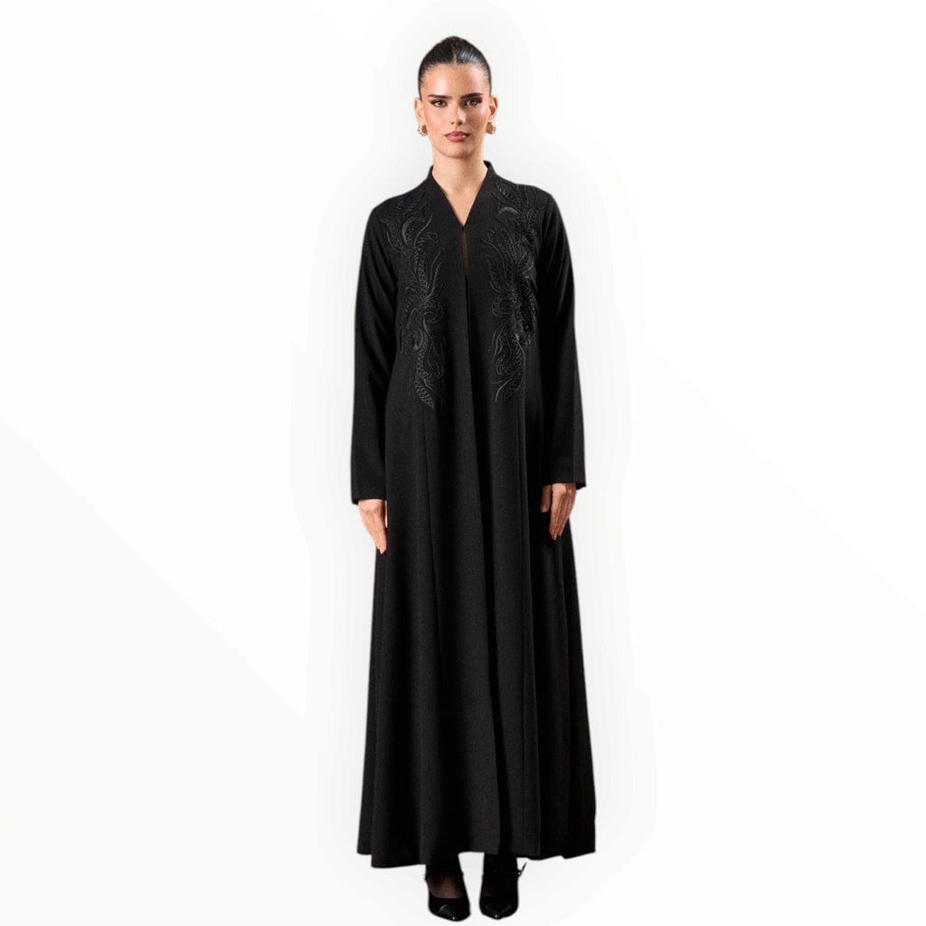 Embroidered abaya