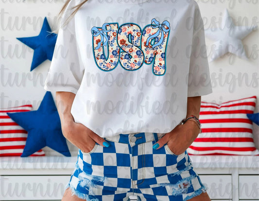 USA Ribbon Blue