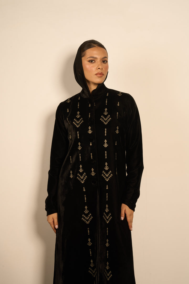 Black Velvet Gold Geometric Embroidery - IMG_0356.JPG.jpeg