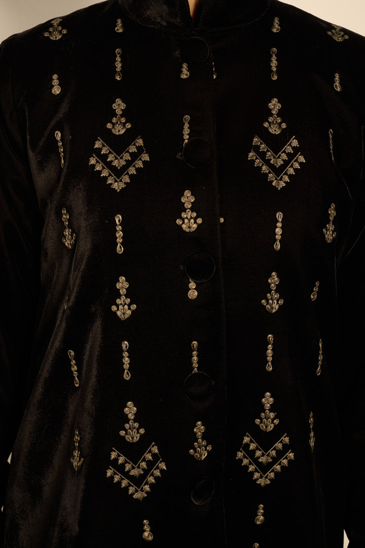Black Velvet Gold Geometric Embroidery - IMG_0358.JPG.jpeg