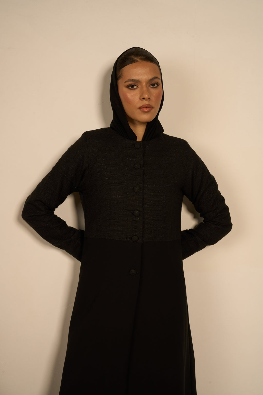 Black Buttoned Textured Bodice - IMG_0435.JPG.jpeg
