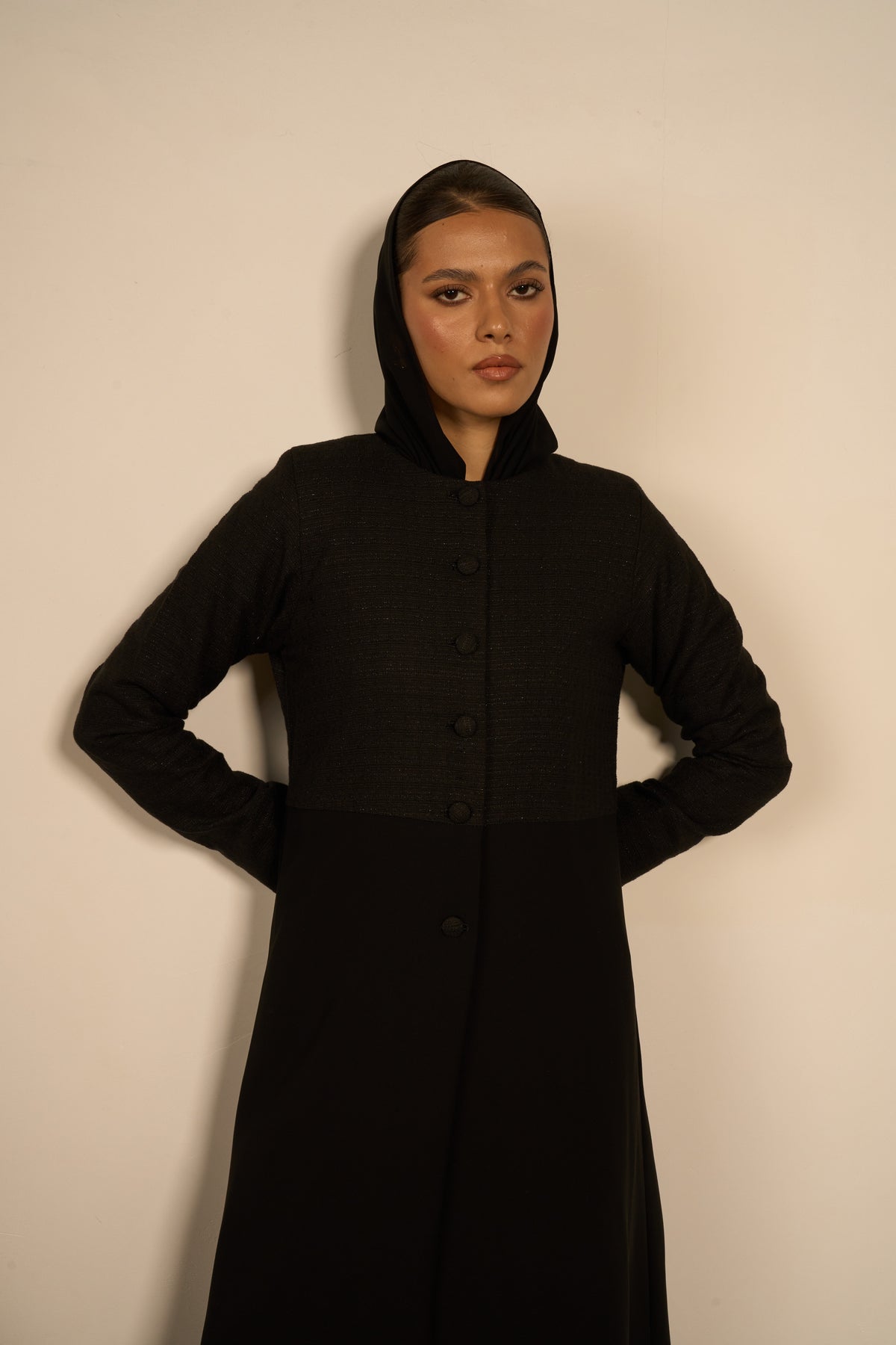 Black Buttoned Textured Bodice - IMG_0435.JPG.jpeg