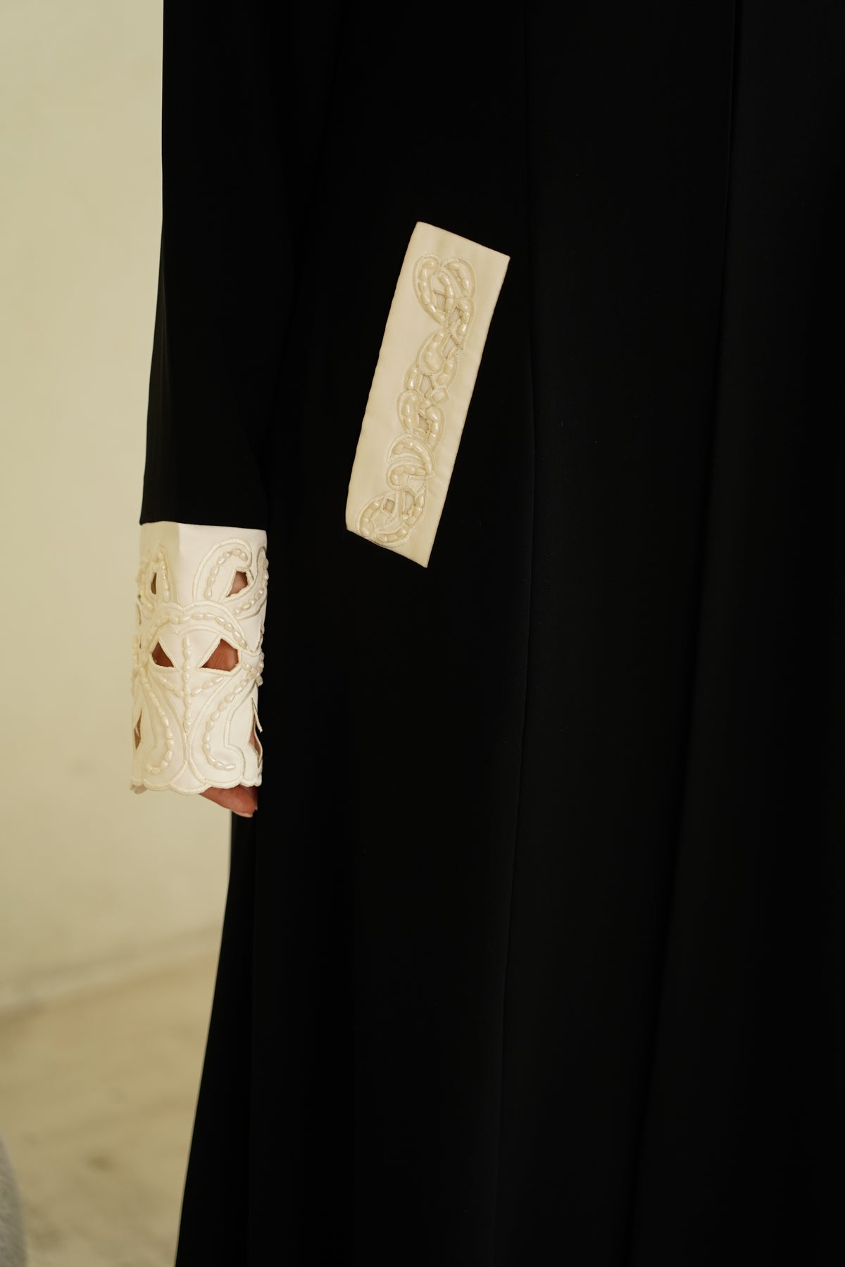 Black Cream Cutwork Cuffs - IMG_5995.JPG.jpeg