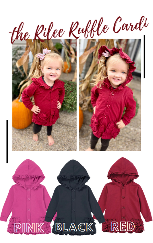 RTS: Rilee Ruffle Button Cardi