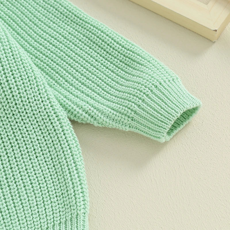 RTS: Clover Leaf Embroidered Sweater