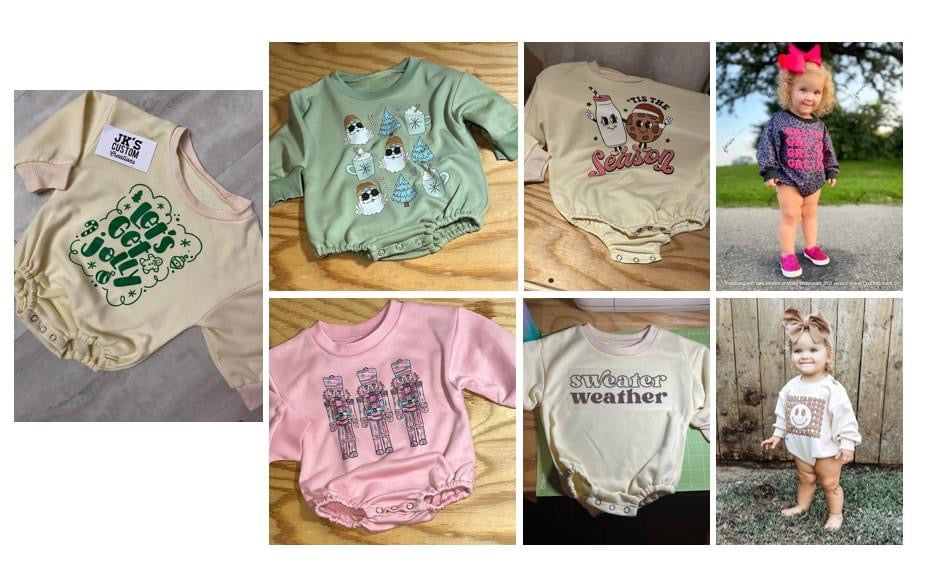 RTS: BLANK SWEATER CREWNECK BUBBLES*