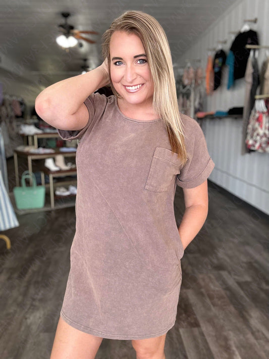 RTS: The Valery Forever3am Mineral Washed Cotton Dress