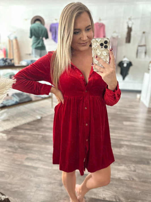 RTS: The Richie Velvet Dress-