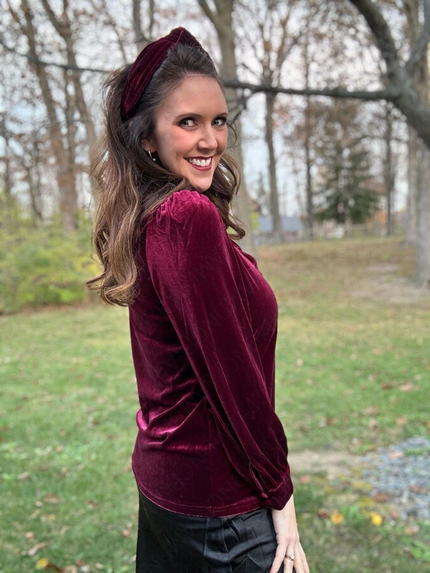 RTS: The Sammie Velvet Shirt