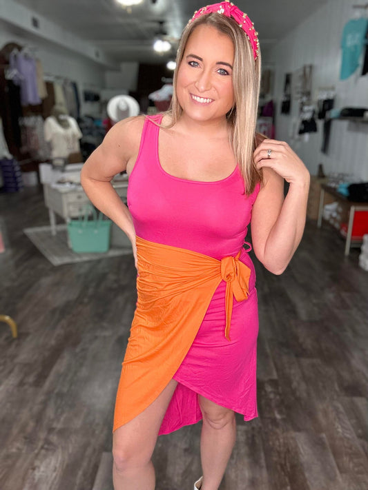RTS: The AVA wrap Dress