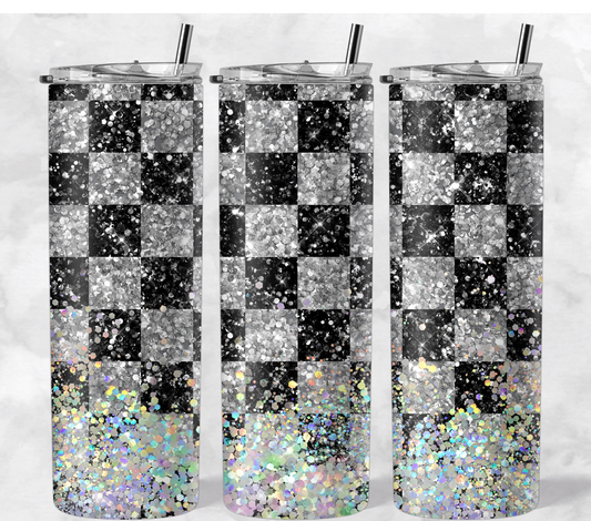 Checkered Glitter