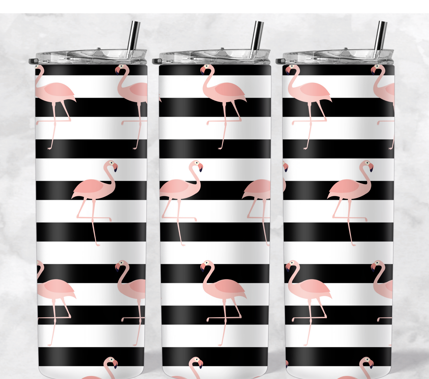 Black Stripe Flamingo