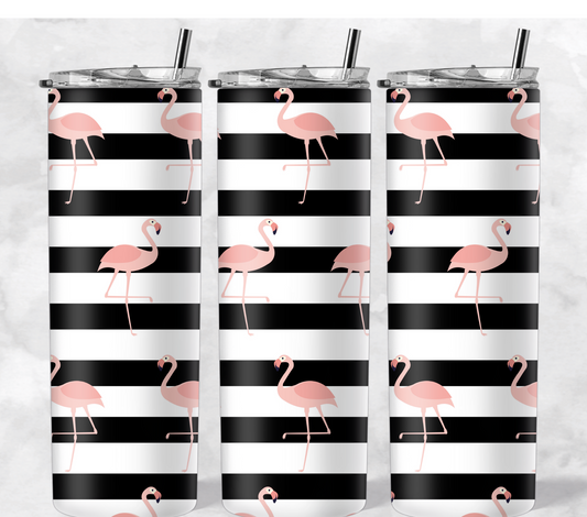 Black Stripe Flamingo